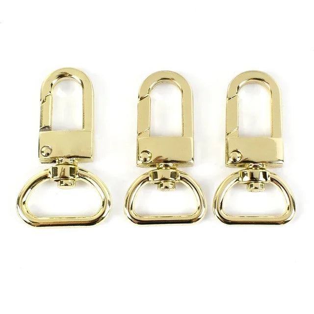 5/10/20pcs Meetee 13-19mm Bag Metal Belt Strap Buckles Carabiner Snap Spring Hook Lobster Clasp Dog for Purse DIY Leather Craft