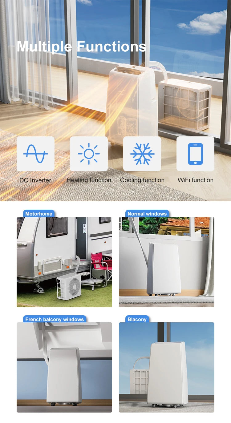 Mobile-Split-Air-Conditioner Portable Air Conditioner 12000Btu Portable Air Conditioner
