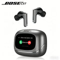 BOSECXT Ultra TOUR PRO6 Smart Touch Multi Functional Large Screen TWS Wireless ANC Noise Cancelling Earbud Enc Heavy Bass Earbud