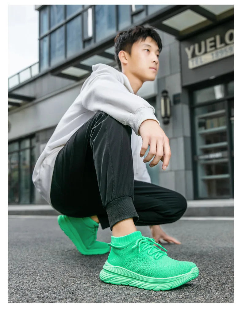 High Quality Men's Sneakers Mesh Casual Shoes Autumn 2024 New Breathable Men Shoes Tennis Male Flat Shoe Zapatillas Hombre