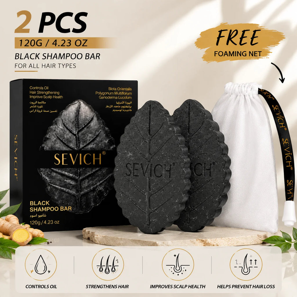 Natural Herbal  Solid Hair Shampoo 120g Strengthen Hair Roots Black Hair Soap Oil Control Anti Dandruff Hair Bar Daily Use