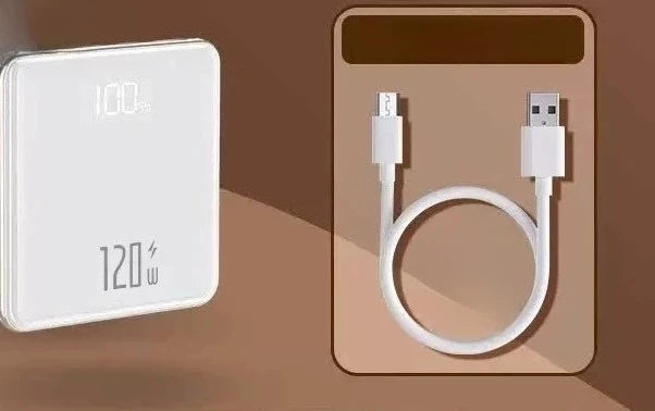20000mAh Power Supply Suitable for Fast Charging  Large Capacity  Compact, Portable  Ultra-thin  Portable 120W Power Bank