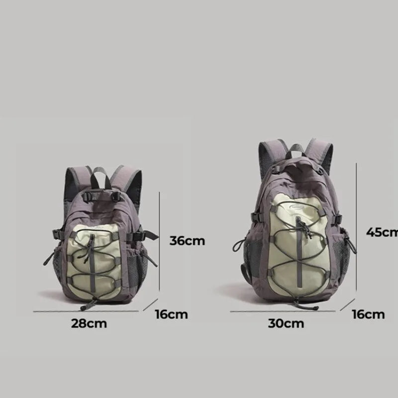 Small Outdoor Travel Backpack for Women, Lightweigh Waterproof Hiking and Mountaineering BackpackJunior High School Bag Student