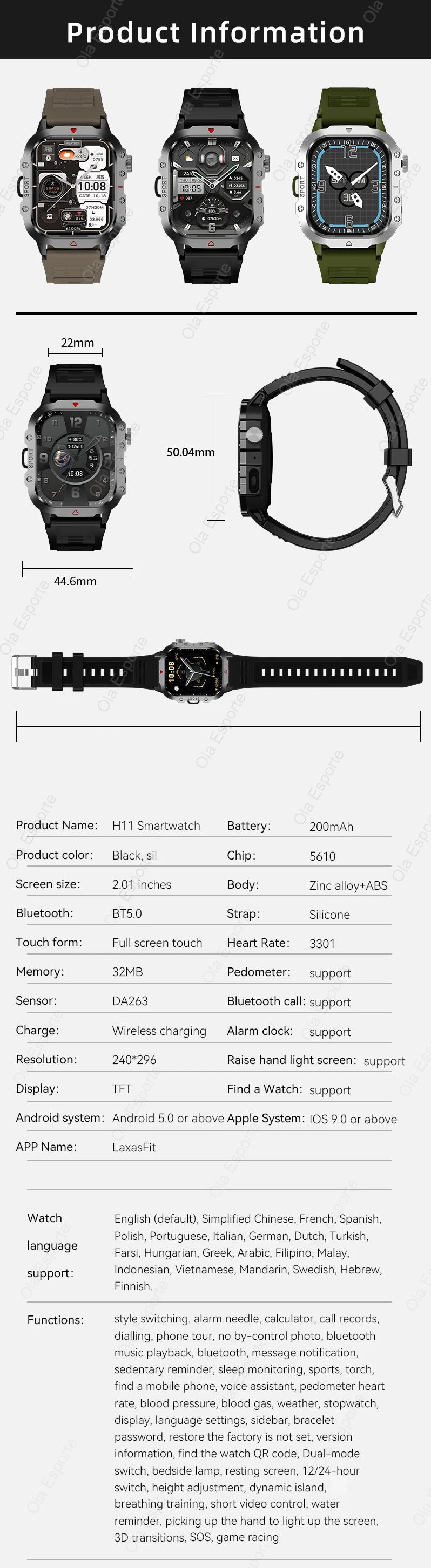 2026 New Military Smart Watch Men IP67 3ATM Outdoor Sports Fitness Tracker Blood Pressure Health Monitor BT Calls GPS Smartwatch