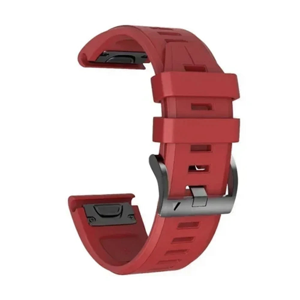 22mm 26mm Silicone Strap For Garmin Fenix 7X 7 Pro Solar/6X 6 Sapphire 5 5X Plus 3 3HR/Epix QuickFit WatchBand 1:1 Official band