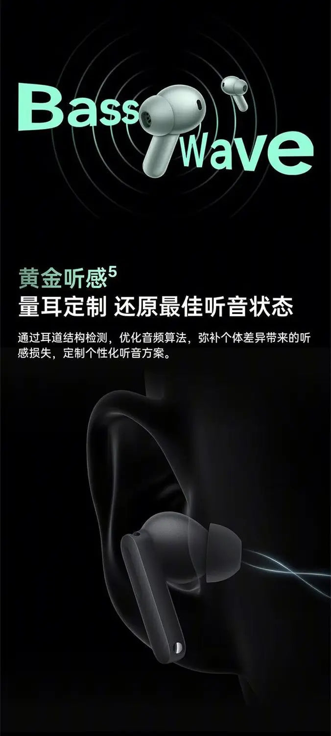 Oneplus Buds 4 TWS Wireless Bluetooth Earphone LHDC5.0 55dB Active Noise Canceling 45h Battery IPX4 Waterproof For Gaming Gym