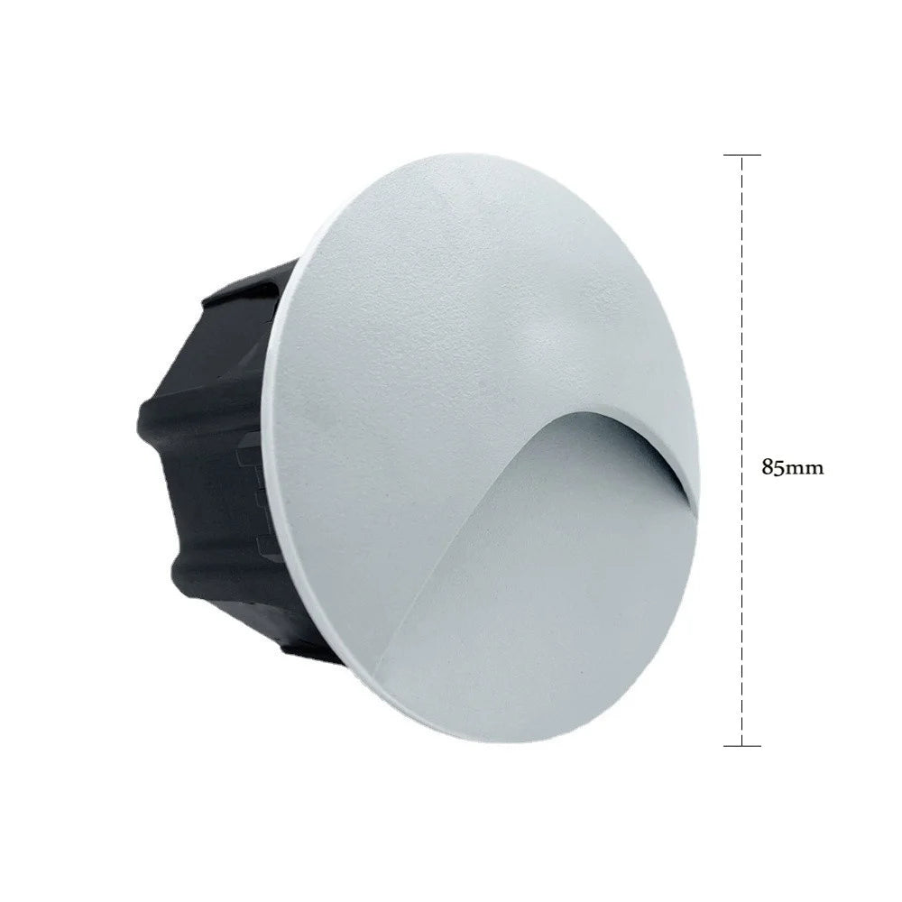 Outdoor Led Stair&Step Light 3W Waterproof Recessed Wall Corner Lamp For Home Landscape Pathway Stairway Garden Yard Footlight