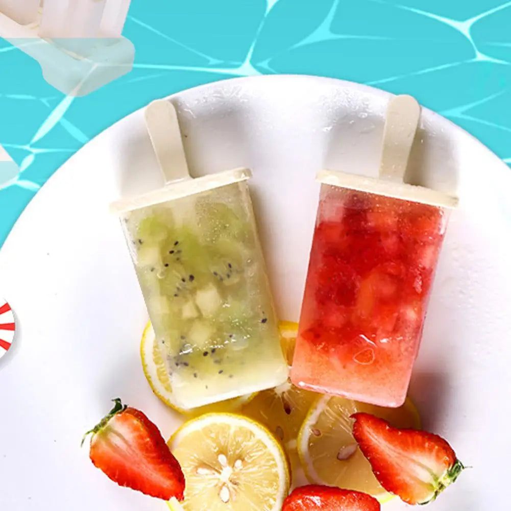 Popsicle Molds 9PCS Popsicle Maker Easy Release Popsicle Mold DIY Homemade Ice Box with Plastic Stick Kitchen Gadgets
