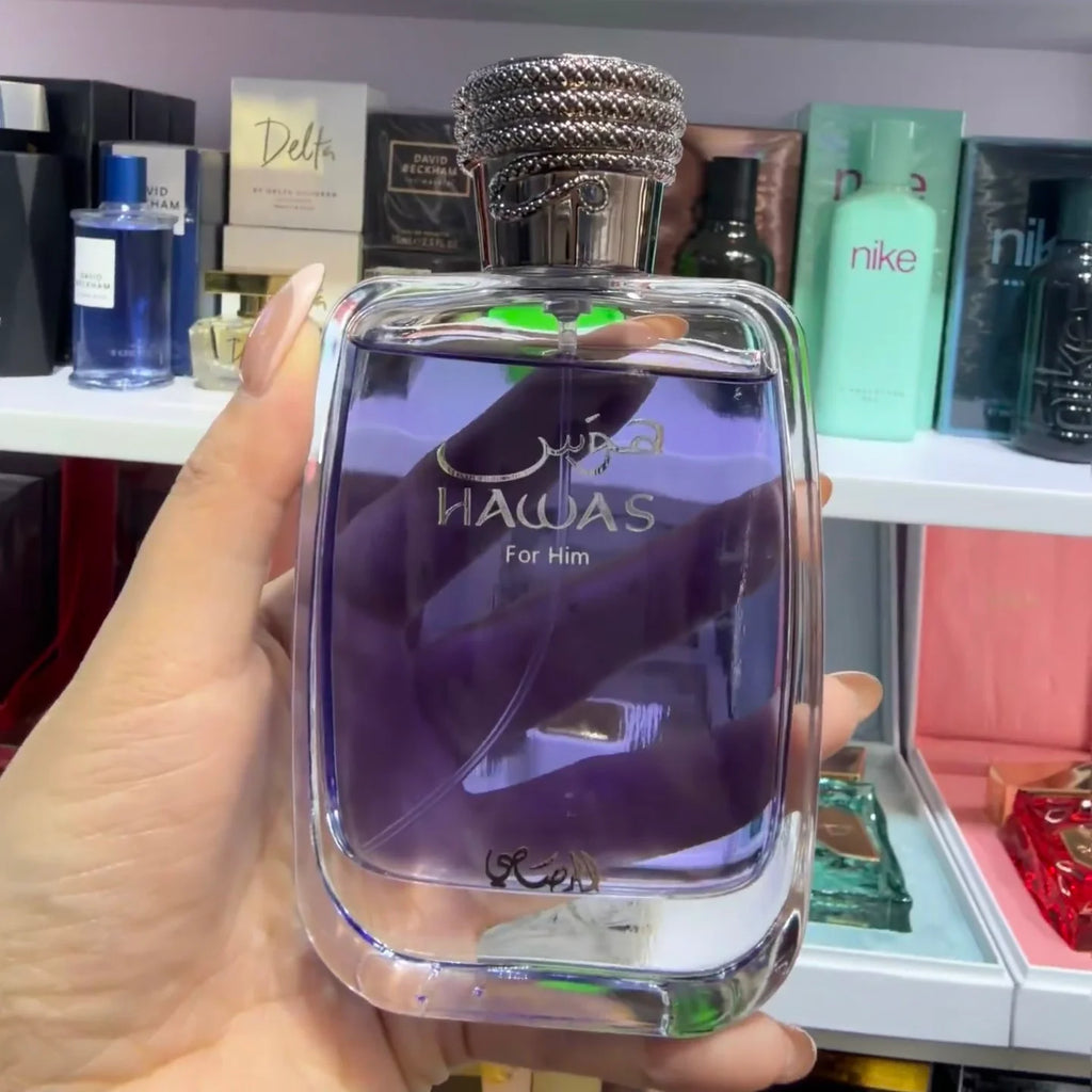 Hawas for Men Eau De Parfum Spray 3.33 Ounce Fragrance