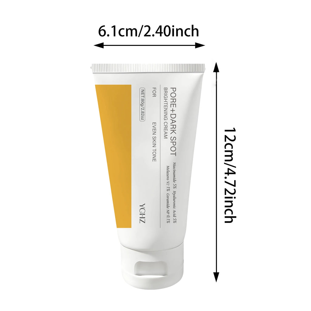 Facial Brightening and Firming Cream, Pore and Dark Spot Brightening Cream | Contains Niacinamide, Pore Minimizing Agent, Non-Irritating Moisturizer for Sensitive Skin, Contains Plant-Derived Squalene.