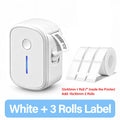 Portable Mini Label Printer Bluetooth Inkless Self-adhesive Thermal Labels Printer Sticker Maker Adhesive Mini Labeling Machine