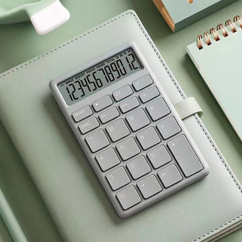 Student Calculator Simple Design Basic Calculator High Sensitivity Button Portable Calculator Student Stationery Supplies