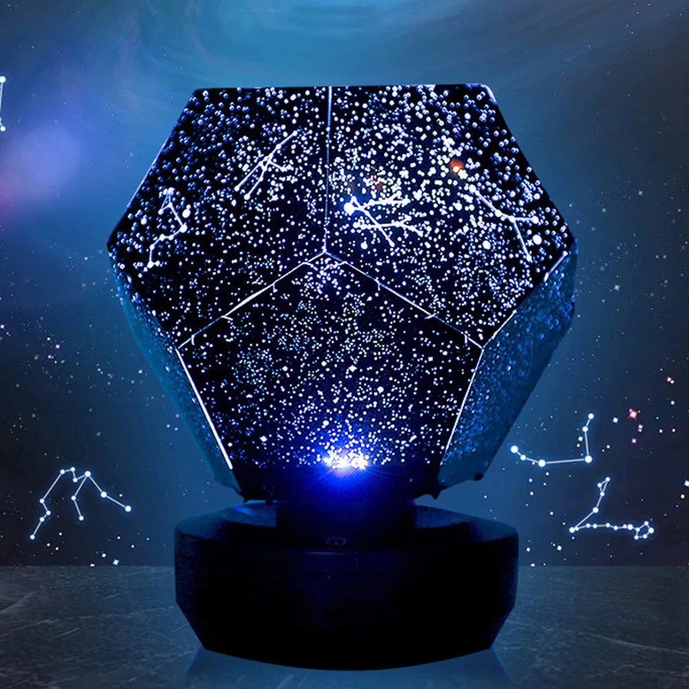 3D Projection Star Projector Light ABS And PET Material DC 5V Starry Night Lamp USB Powered Easy Assembly Planetarium Light