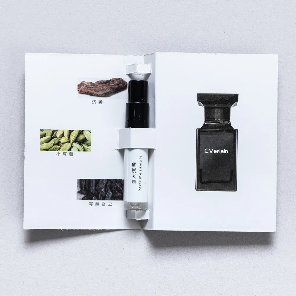 5 pack 3ML men's and women's perfume sample set eau de toilette long-lasting fragrance portable for travel easy to carry around
