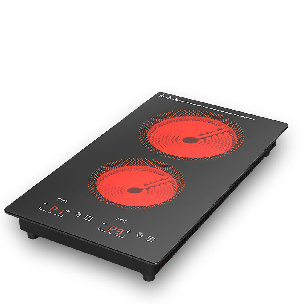 220\110V Vertical Double-Head Electric Ceramic Stove Vertical  Infrared Stove Multi-Milo Induction Cooker