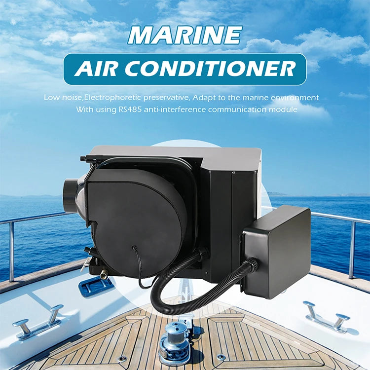 Marine Air Conditioner WIFI Remote Pump Control for Boat 9000BTU Yacht Air Conditioning Self-provided Precision Control System