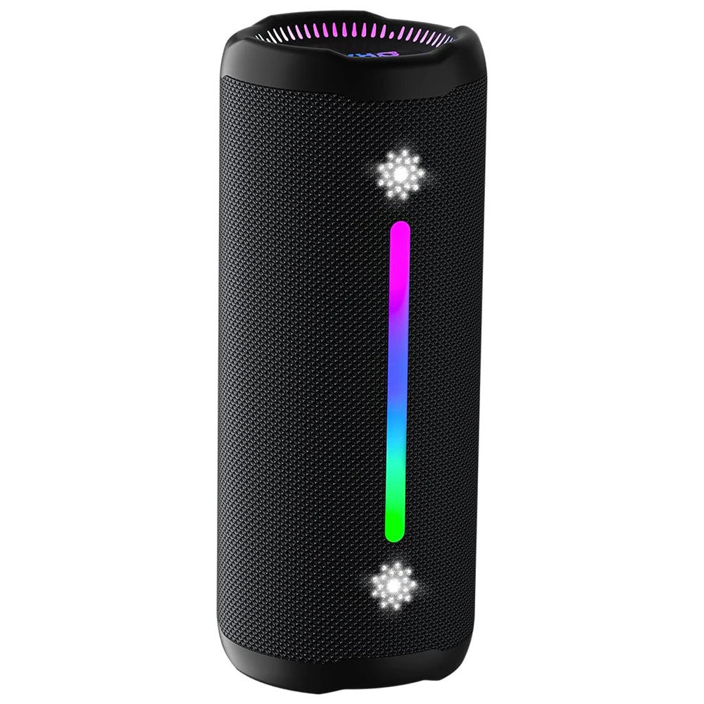 OHAYO Bluetooth Speaker with LED Light 35W HIFI Outdoor Loud Speaker IPX7 Waterproof, Enhanced Bass Sound, Wireless Stereo Pairing, Portable Wireless Speakers for Home Travel Sport