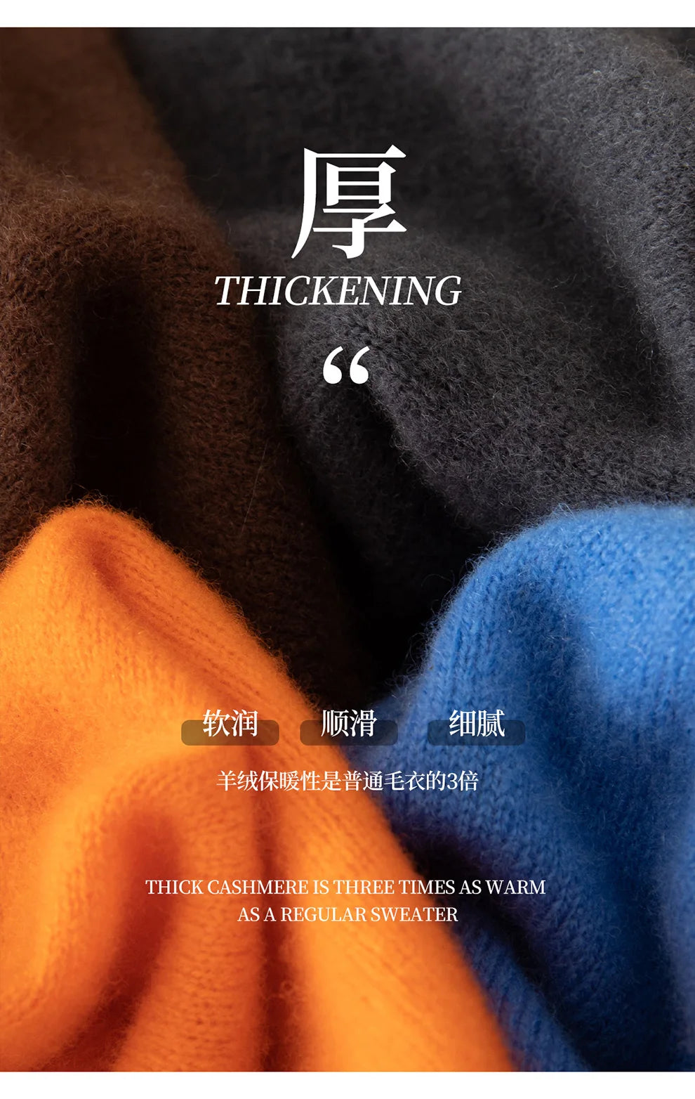 Double-Sided Cashmere Hooded Cardigan For Men Autumn And Winter Wearing Sweater Thickened Pure Wool Knitted Loose Zipper Coat