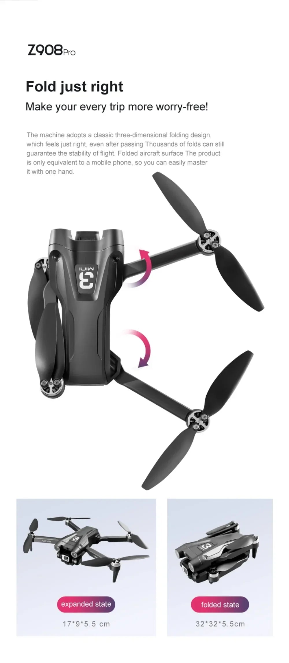 Original Z908 Pro /MAX 8K Drone ESC Professional 4K Dron Optical Flow Localization 3sided Obstacle Avoidance Quadcopter Toys