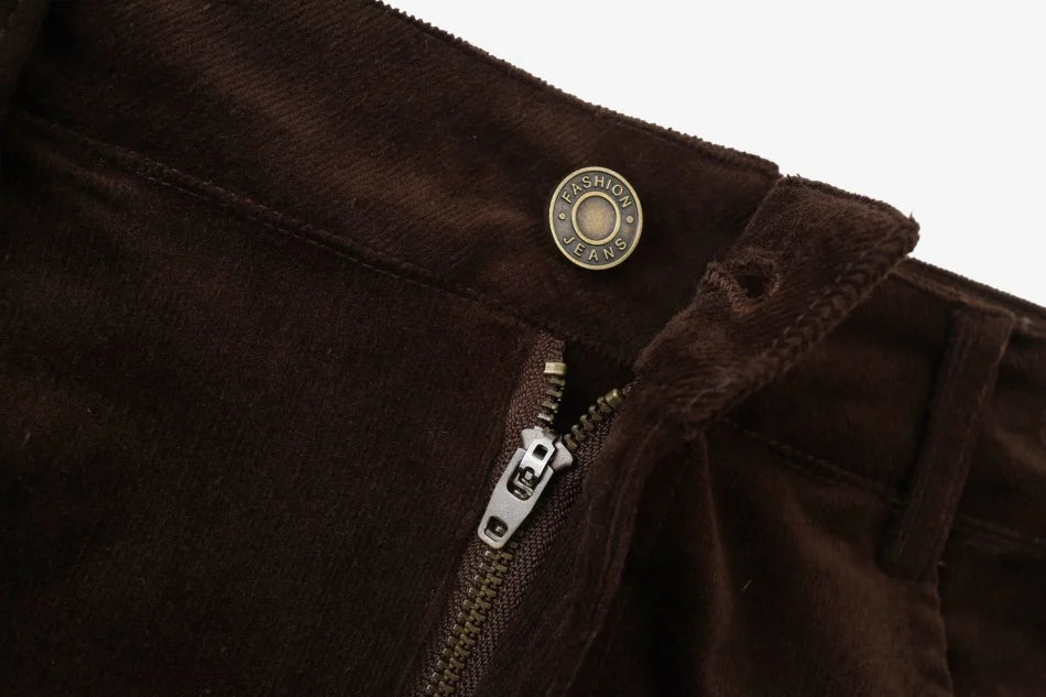 AS AW26 Retro corduroy skirt with stretch woman clothes basic lady wear