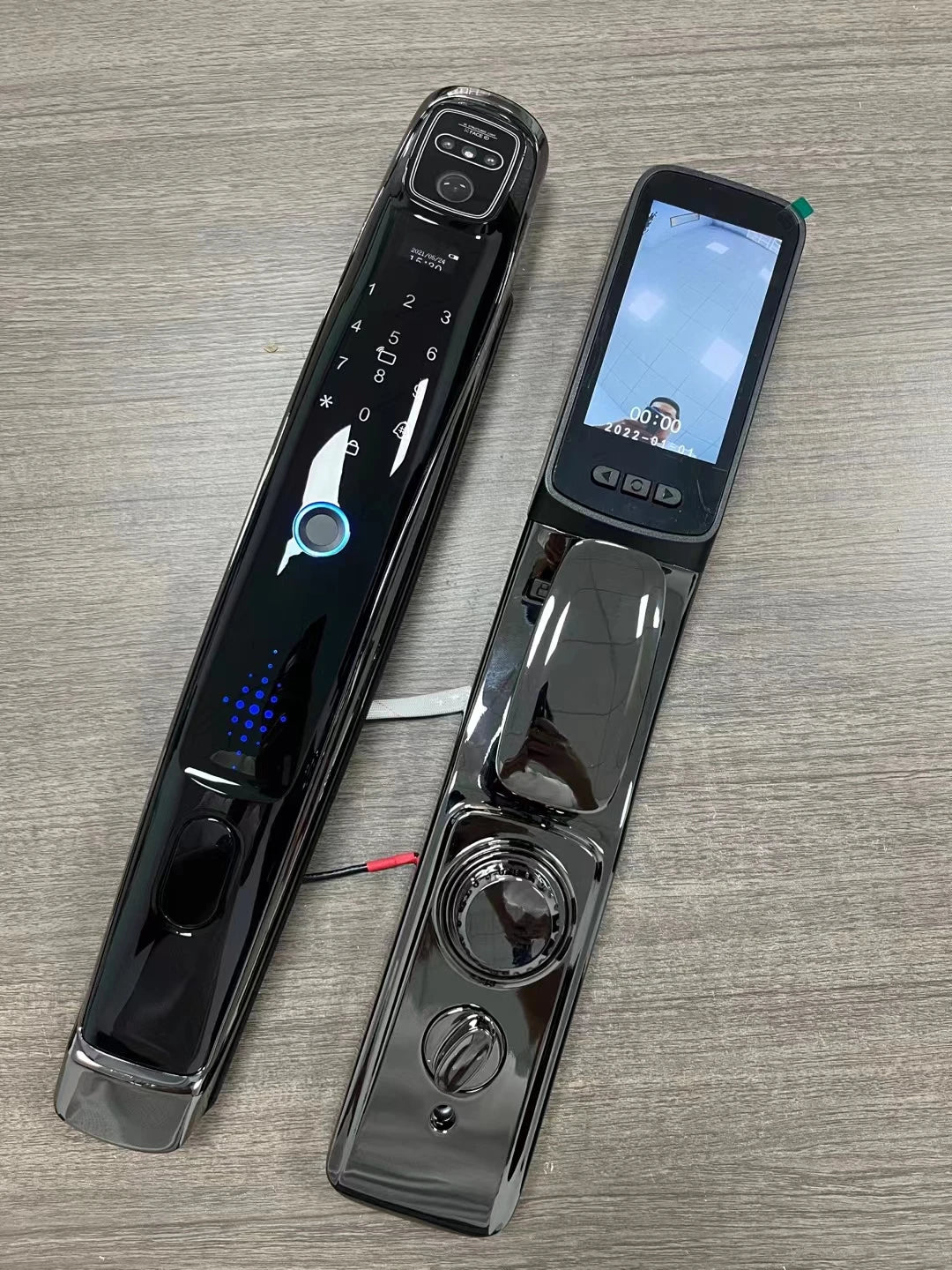 Wifi Tuya APP Face Recognition Smart Door Lock With Camera Video Call Voice Intercom Digital Door Lock Automatic Door Lock
