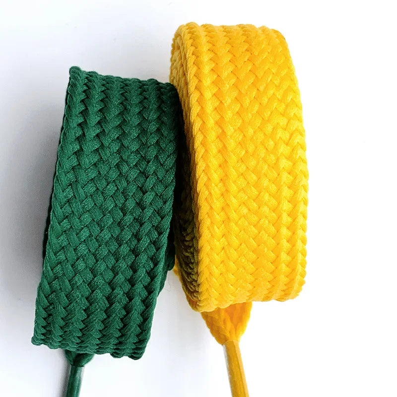 2cm Wider Flat Shoelaces New Casual Sneakers Laces for Shoes Fashion Rope Shoelace 100/120/140/160CM Shoes Accessories 1Pair