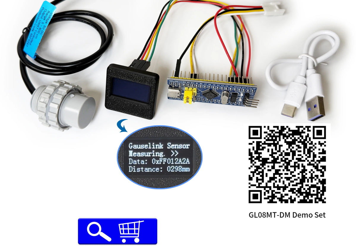 Underwater Ultrasonic Sensor Module Probe Ultrasound For Depth Distance Measurement Obstacle Avoidance IP68 Range 5 - 200cm