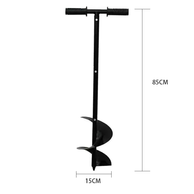 Hand Garden Drill Bit Garden Seedlings Manual Soil Loosening Drill Twist Planting Bit Quick Pot Hole Digger Tools Quick Digger