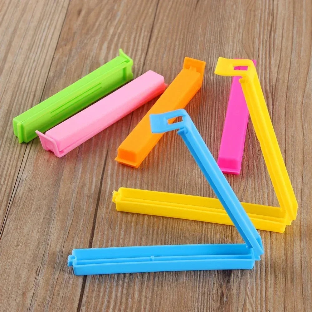 10-100pcs Plastic Food Bag Clips Sealer Clamp Kitchen Tool Portable Storage Seal Sealing Clip for Bag Sealing Accessories