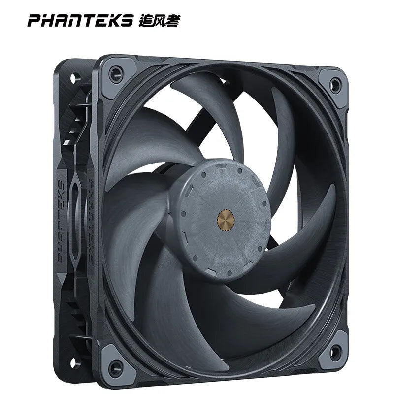 Phanteks T30 120mm High Wind Pressure Industrial Grade Cooling fan Vapo Bearing 4pin PWM 3000 rpm Remperature Control Silent Fan