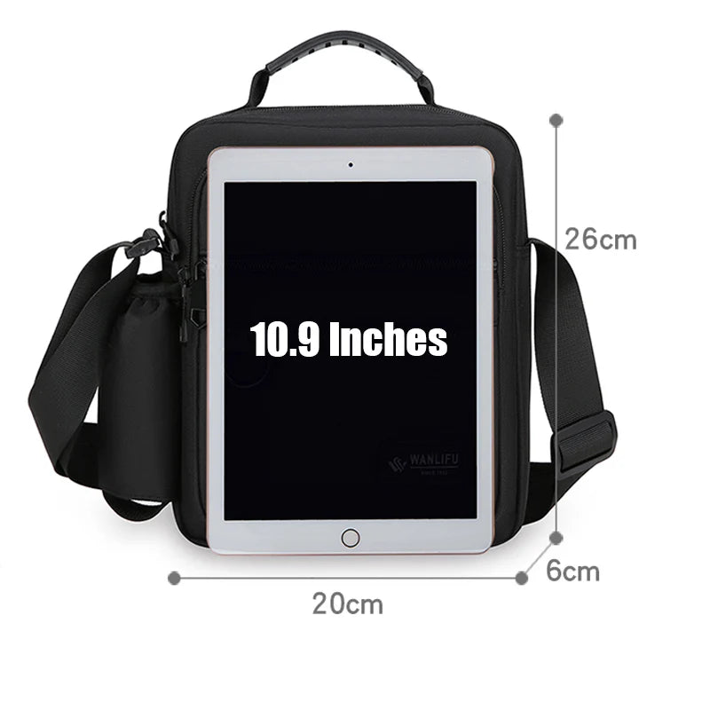 Fashion Casual Men's Bag Handbag High Quality Man Crossbody Bags Easy Travel Bag Stylish Men's Shoulder Bag With Bottle Pocket