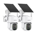 ANNKE 4MP Solar Wireless Security Camera Outdoor WiFi 6 Camera PIR Human Detection Full-Color Night Vision Pan/Tilt 270° Two-Way Talk IP65 Waterproof