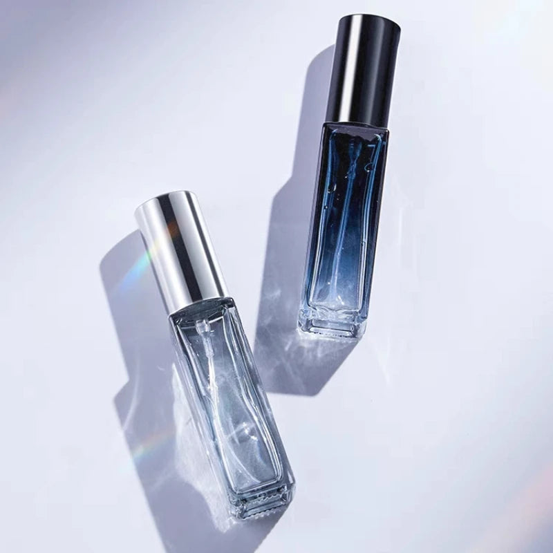 3pcs 5/10ml High Quality Perfume Spray Bottle Portable Empty Glass Cosmetic Atomizer Spray Container Travel Refillable Bottles