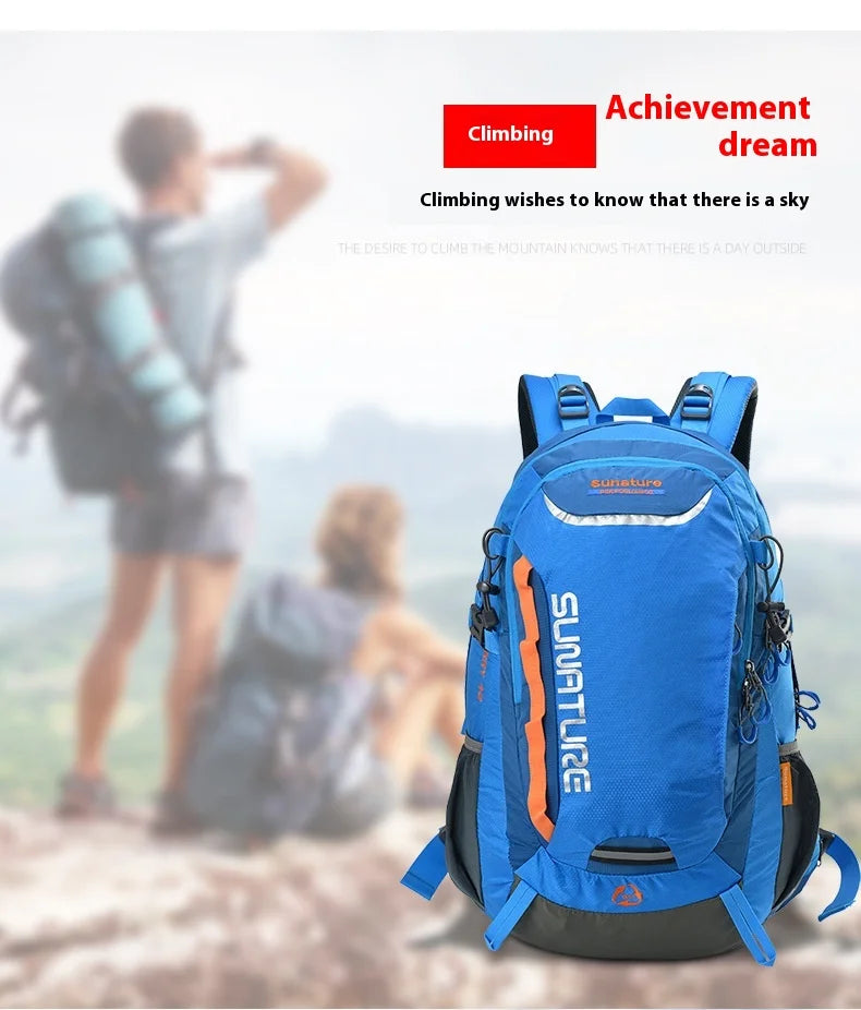 Travel Hiking Backpack 40L Trekking Bag Men Women Durable Outdoor Sports Daypack for Climbing Mountaineering Fishing Bicycle