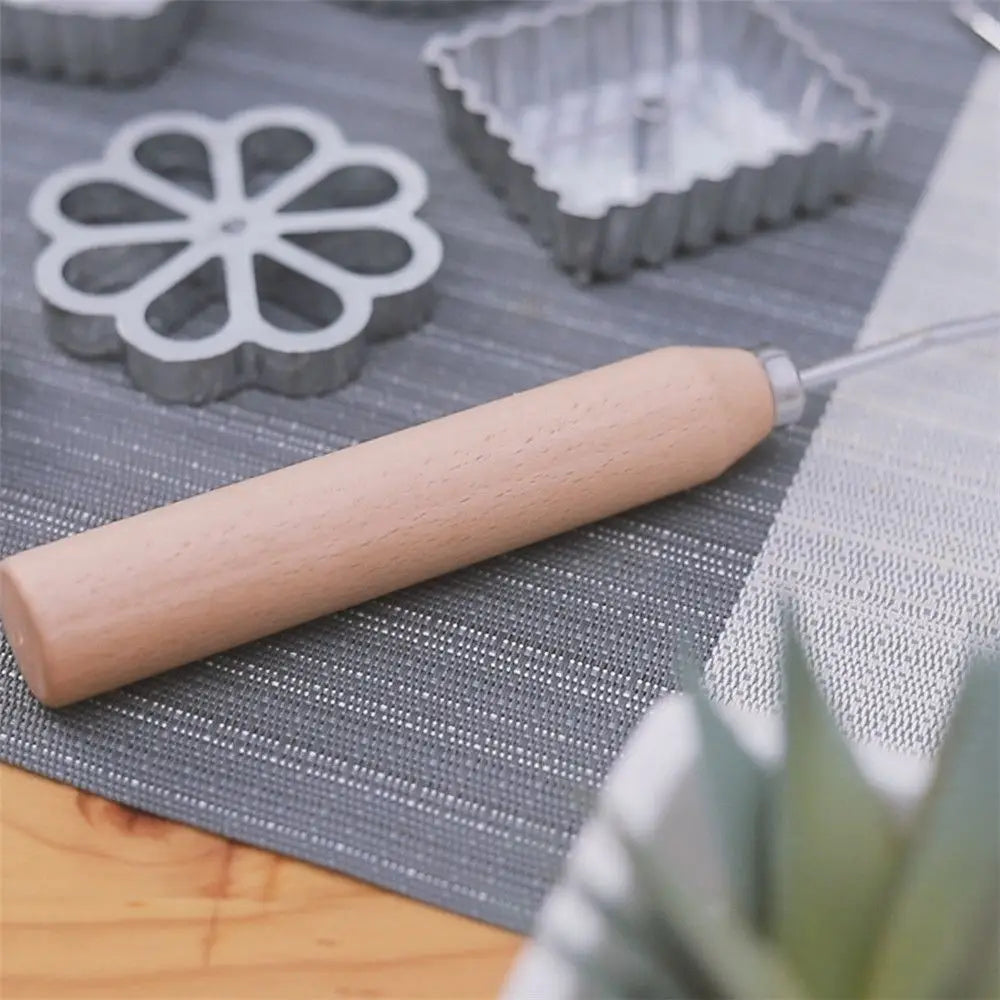 Baking Tools Kitchen Gadgets Timbale Molds Funnel Cake Maker Bunuelos Mold Swedish Rosette Cookie Bake Mold Iron MakerWaffle