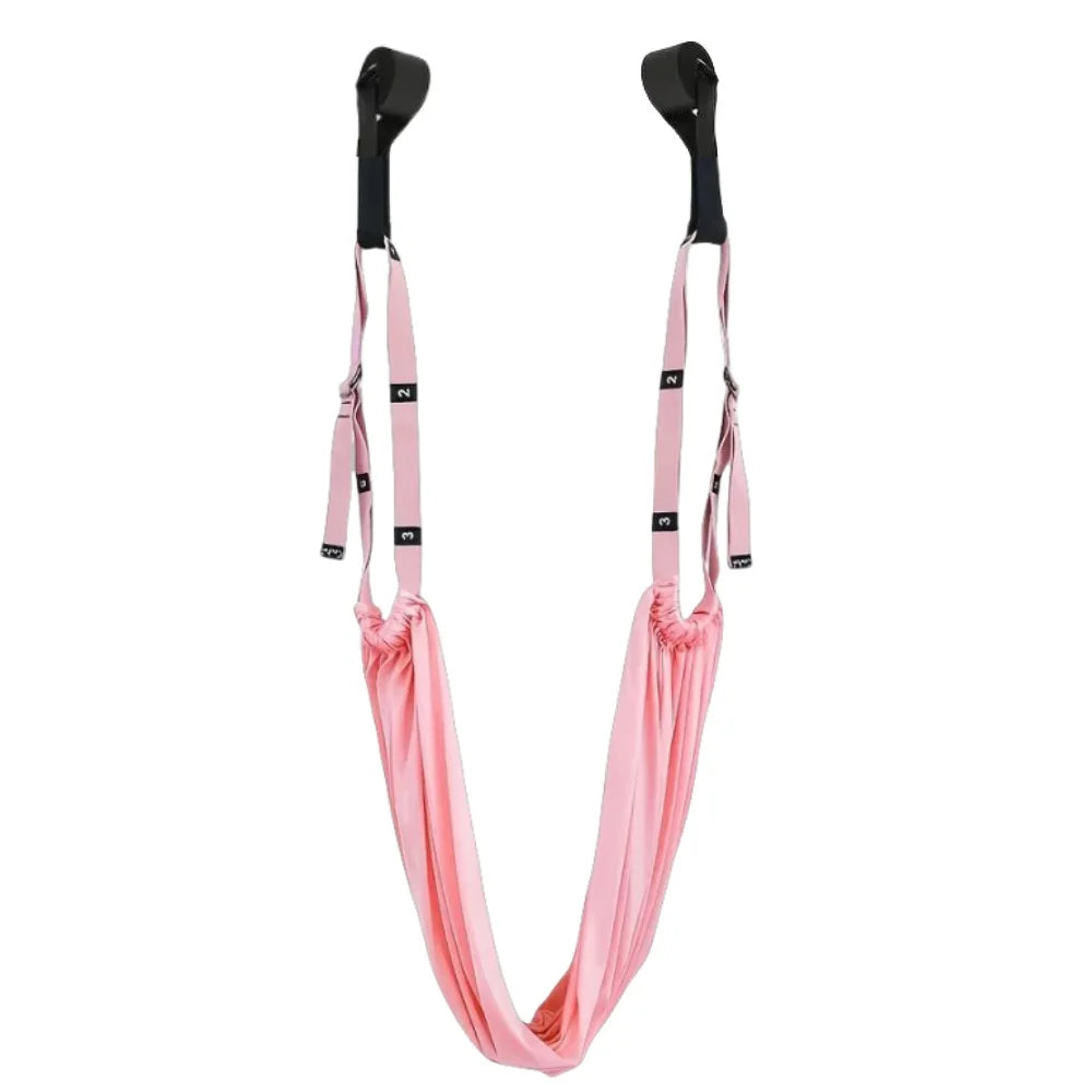 Adjustable Yoga Strap Stretch Band Fitness Hanging Rope Universal Elastic Stretch Door Hanging Yoga Belt Handstand Rope Training