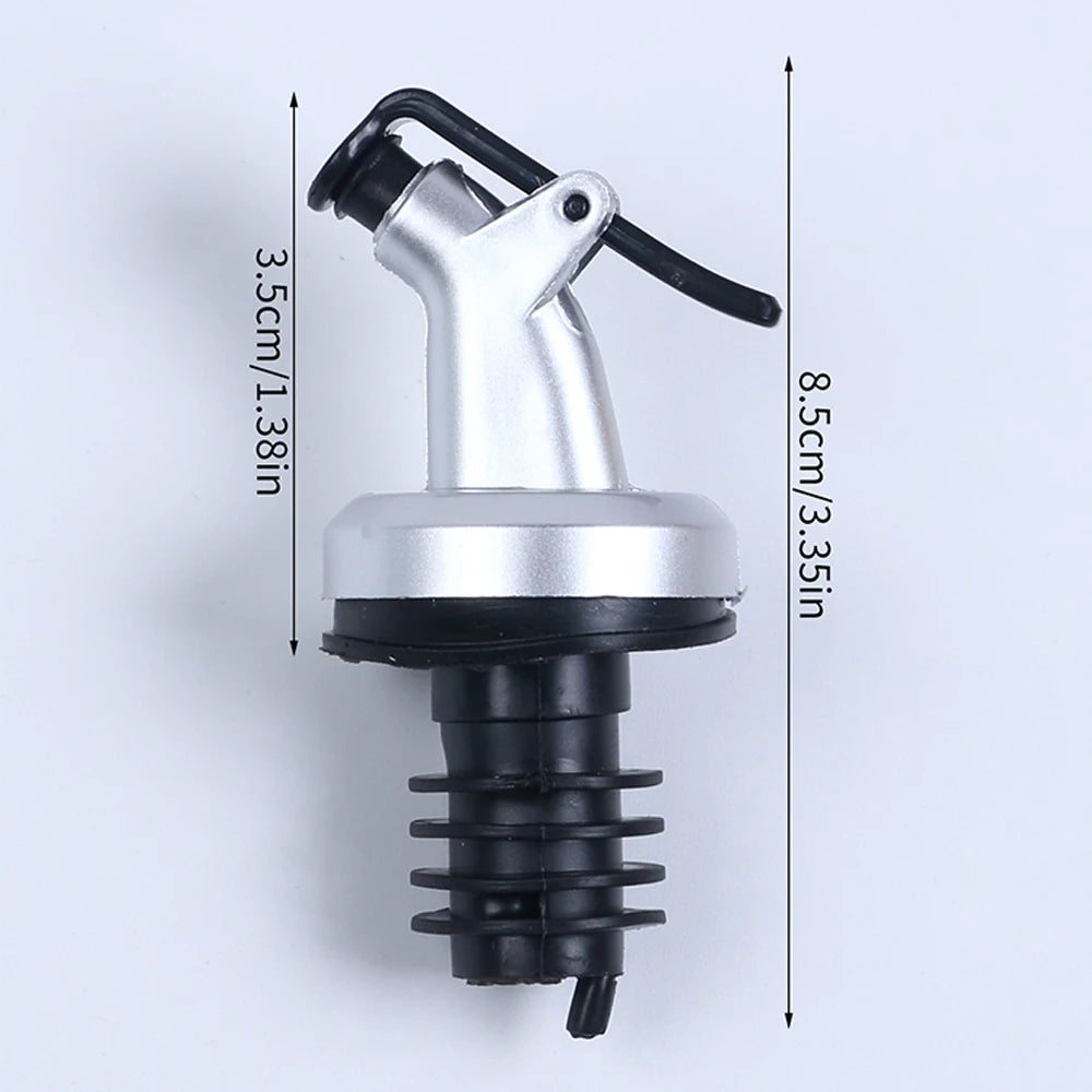 Oil Pour Spouts Olive Oil Vinegar Bottle Dispenser Pourer with Leak-Proof Cap for Kitchen Bar Sauce Salad