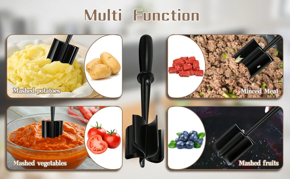 Kitchen Meat Chopper Manual Meat Shredder & Pulverizer for Ground Beef , Turkey, Hamburger Meat Grinding Kitchen Gadgets