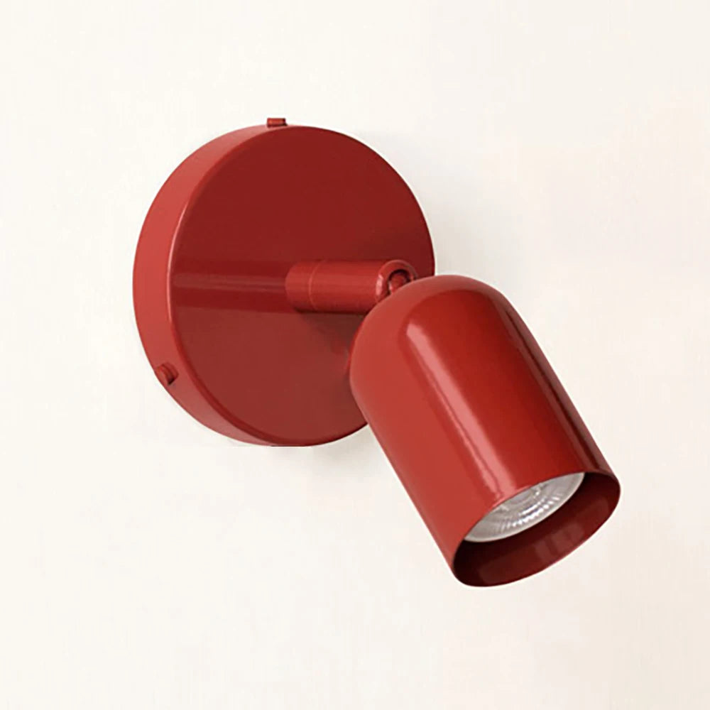 Colorful LED Wall Lamps With Switch Design Modern Wall Lights EU/US Plug Gu10 Spotlights Living Room Bedside Sconce AC110 220V