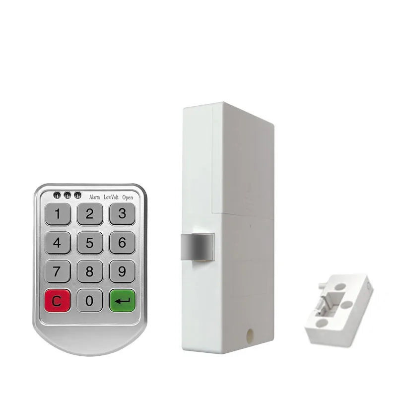 Digital Electronic Intelligent Password Keypad ABS Plastic Panel Number Cabinet Door Lock Digital Cabinet Door Lock