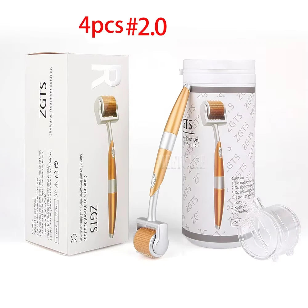ZGTS 192 Derma Roller  Microneedle 0.25mm 0 Dermaroller Needles Hair Skin Care Tool Face Body Massage Facial Beauty Micro Needle