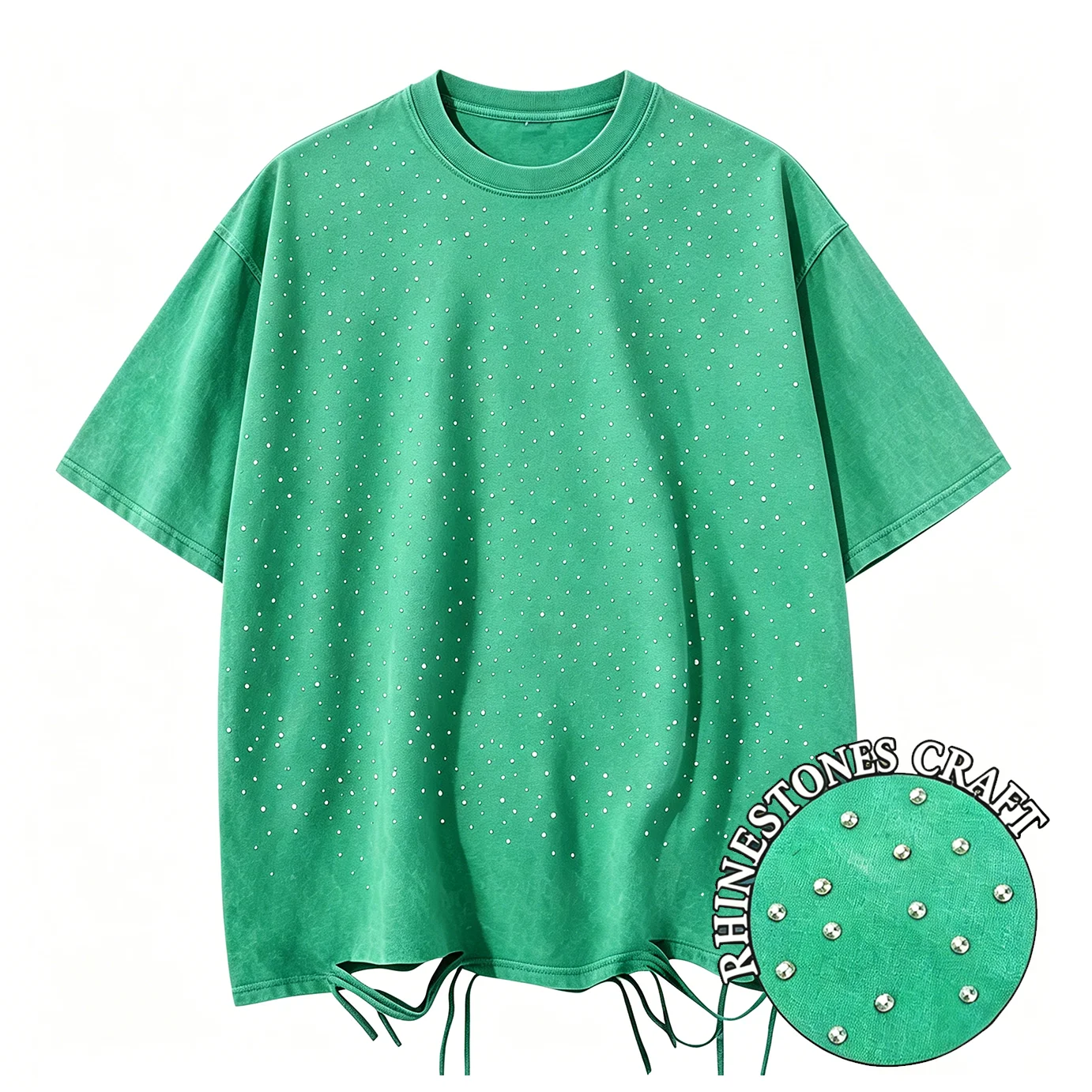 Solid Washed And Distressed T Shirt Men Trendy Loose Holes Clothes Summer Breathable Fitting Pure Cotton Soft Unisex T-Shirt