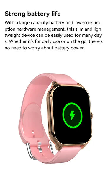 2026 New Smart Watch 2.01" HD Display Bluetooth Call Blood Oxygen Heart Rate Monitor Fitness Gift for Men Women