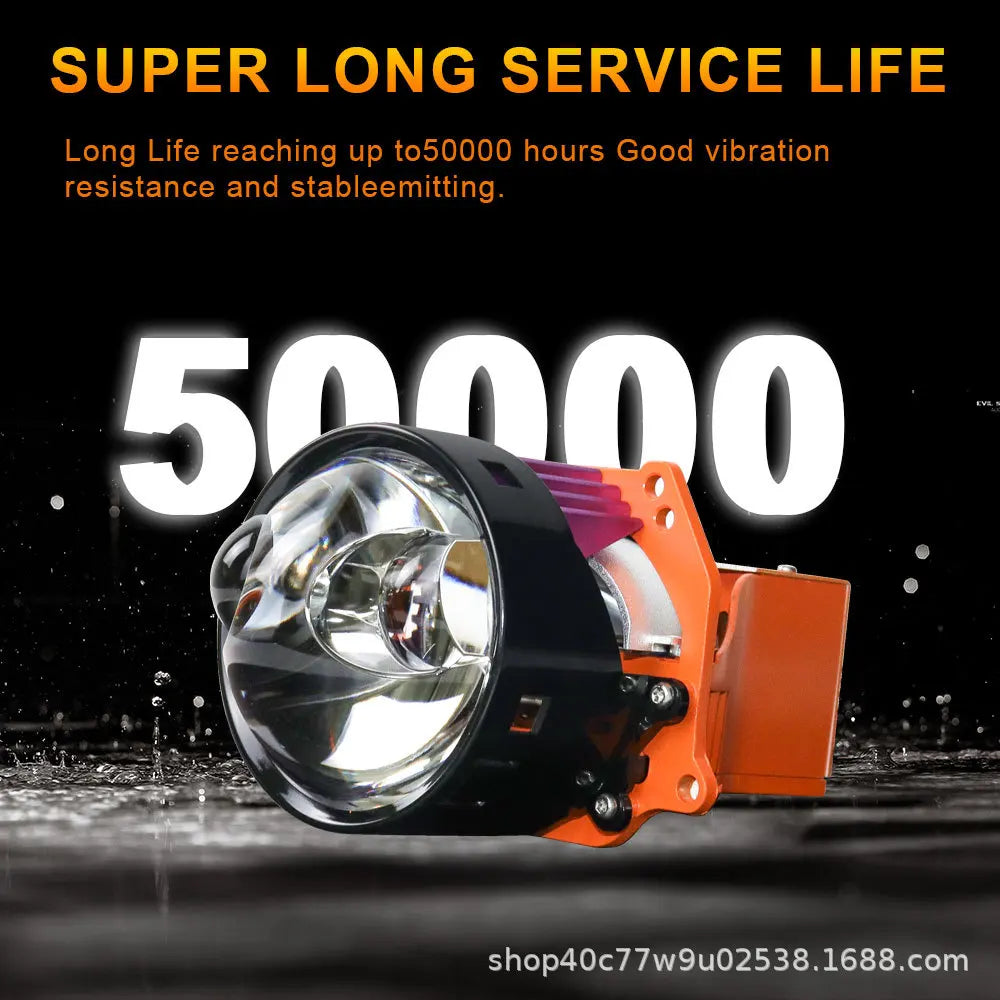 170W Car LED Lights Laser Projector Headlights Hi Lo Beam Direct Lighting Retrofit No Damage Installation Car Accessories