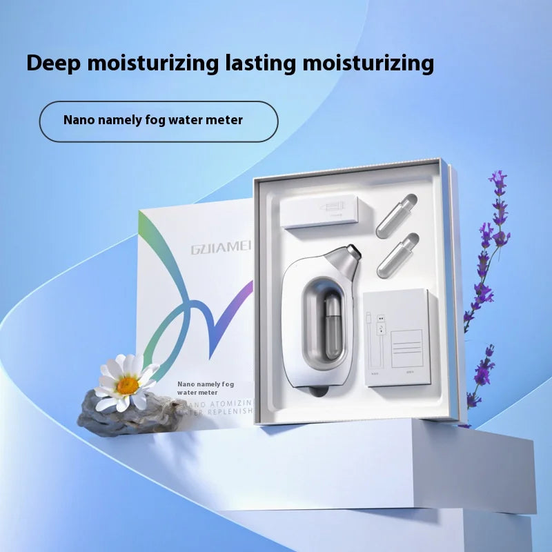 Professional Beauty Machine Women Skincare Oxygen Vaporizer Portable Self Face Steam Device Esthetician Facial Devices