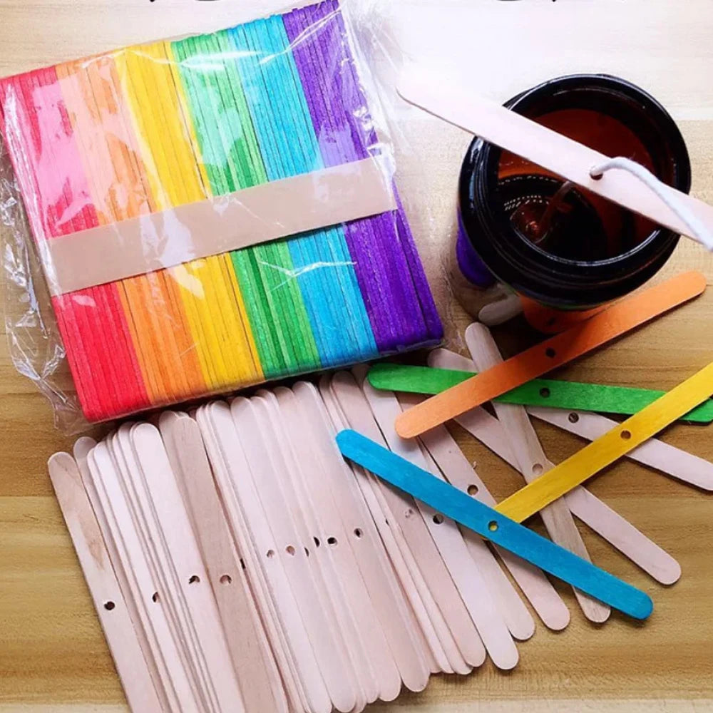 53pcs Candle Wicks Holder Waxed Cotton Candle Wicks Set with Stand Original Smokeless Candle Wicks Soy Oil Wax Core Woven Making