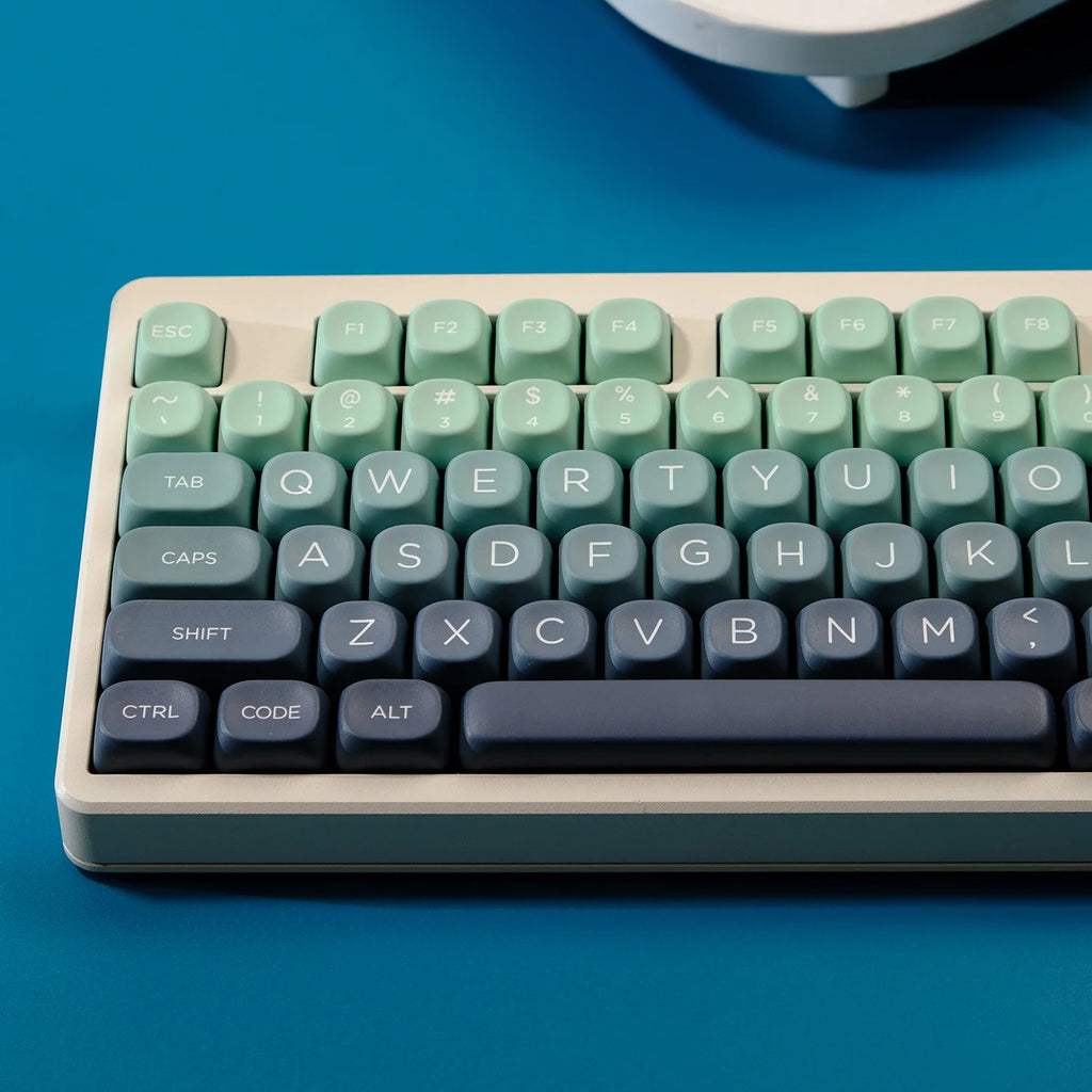 KYOMOT 125 Keys Botanical Garden Keycaps MOA Profile PBT Dye Sub Gradient Keycaps For MX Switches DIY Mechanical Keyboard Gifts