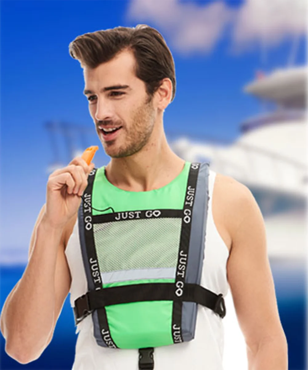 2023 New Adult life vest Boating rafting Swimming Kayaking surf paddleboard Life vest Portable water sports buoyancy vest