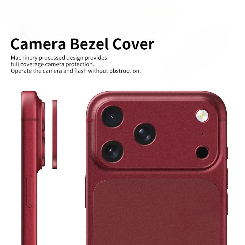 Aluminum Metal Rear Camera Lens Protectors for iPhone 18 Pro Max 18Pro 18ProMax Hollow Lens Cover Ring Film