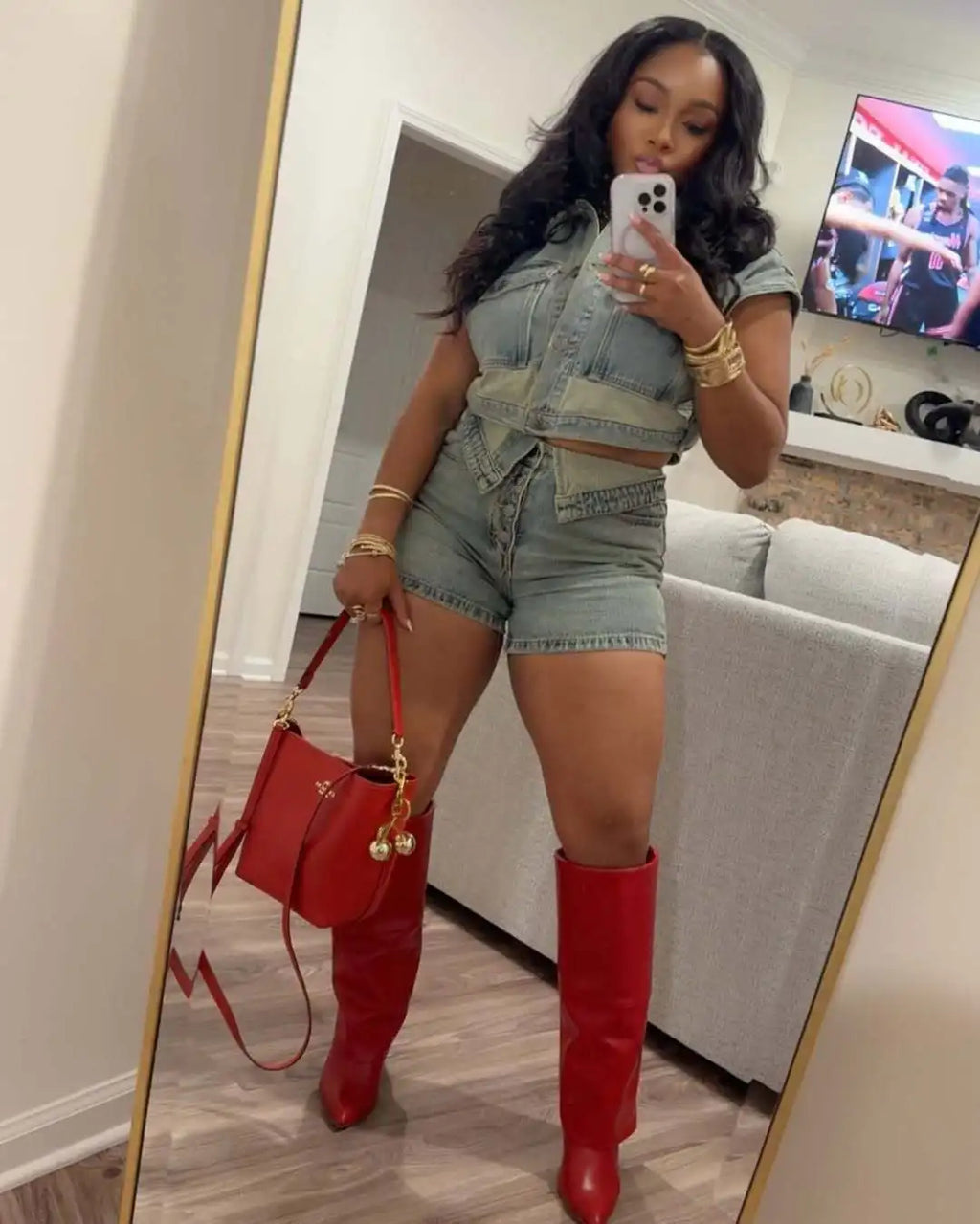 Shorts Sets Women Denim 2 Piece Suit Top Jeans Ensemble Summer 2025 Single Breasted Turn Down Collar Short Pants Vintage Outfits